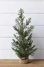 24-inch Small Pine Tree in Burlap Sack - SALE