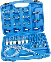 Mqetly Oil Injector Flow Meter Test Kits with Storage Case Vehicle Lightweight Easy Carrying Stable Multiuse Repair Tool Supplies