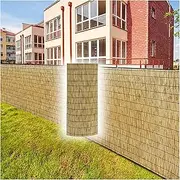 Garden Decorative Fences,Reed Fencing Rolls,for Garden Patio Balcony Privacy Screen,Dustproof/Waterproof/Blackout Sun Shade,Pool Plant Fence,Fence Screen (Size : 120cmx800cm(3.9ftx26ft))