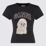 [Ganni] Ganni-T-Shirts And Polos Phantom-Donna XS