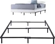 Zinus 7" Bed Frame 1200lb Platform Metal Heavy Duty Steel 9 leg California King
