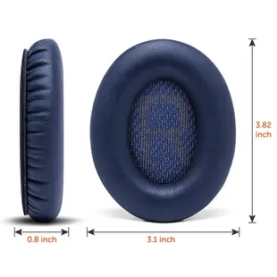 gaming微小配件-QC35耳機罩 適用於 Bose Quietcomfort 35 QC35 II 耳罩 博士頭戴式耳機套 藍色 一對裝-gm