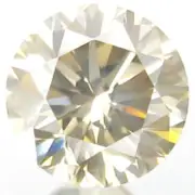 NATUTAL DIAMOND 0.40ct WOW DAZZLING BEST GOLDEN YELLOW TINT DIAMOND ROUND CUT