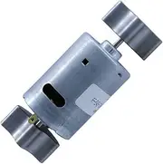 BestTong DC 12-24V 4000RPM Brushed Vibration Motor Double-Head High Torque Electric Vibrating Motors with 2 Iron Rotating Mass