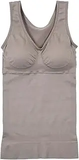 fukuske(福助) Fukusuke Fufufukokochi Women's Shape Inner Shaping Tank Top with Cup, Set of 1, Seamless Design, Removable Cups, Fukusuke