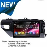 for TOYOTA HILUX 2015+ IN DASH GPS NAVIGATION APPLE CARPLAY ANDROID RADIO 4X4MAP