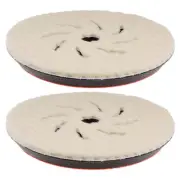 2pcs Wool Buffing Pad, 6 inch Car Waxing Pads Disc