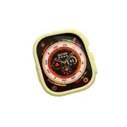 Silicone Candy Protective Case for Apple Watch S8 Ultra-Yellow