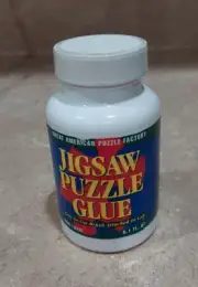 Great American Puzzle Factory Jigsaw Glue - Brush Attached To Cap - 40" x 46"