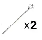 Norpro Stainless Steel Mini Cocktail Whisk, 8 ¼ Inch (2-Pack)