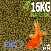 FKC Goldfish Koi Aqua Aquarium Pond Floating Fish Food Pellets Small 3-4mm 16KG