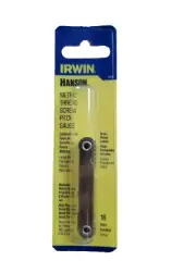 Hanson Metric Thread Pitch Gauge 16 Leaf #12016 NEW. Sealed package