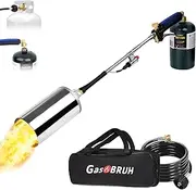 Heavy Duty Weed Torch Propane Burner with Storage Bag,1,200,000 BTU Blow Torch with 8.8FT Hose, Portable Flame Weeder with Igniter for Garden Wood Roofing Snow Road Charcoal Start(Fuel not included)
