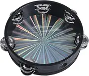 Tambourine Percussion Hand Drum Musical Instruments for KTV Activity Dancing 8In Sun 8 In