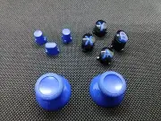NEW Microsoft Xbox Series X 1914 SHOCK BLUE ABXYVM Buttons Joysticks Set 4035