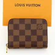 Louis Vuitton Zippy Coin Purse Compact Wallet Damier N63070