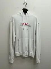 new heron preston white nasa hoodie manual jersey top jumper extra small xs 42