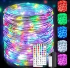 OMIKA 132FT 400LED Rope Lights Outdoor String Light 24 RGB Colors+Warm White B38