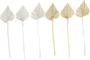 HOLIDYOYO 6Pcs Natural Dried Palm Leaves for DIY Floral Arrangements Rustic Home Decor Easy Care Decoration for Weddings and Parties Simple Fresh Color Beauty
