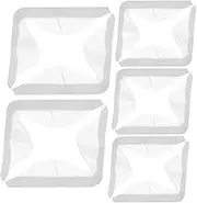 BELLIFFY 10pcs Silicone Nose Bridge Pads Mask Protection Strip Seal Nose Pad for Glasses Anti-fogging Bridge Cushion