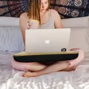 Portable Lap Tray Desk Cushion Computer Laptop Table Pillow Read Workstation AU