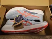 ASICS Women's 11 DYNABLAST 2 Running Shoes in Mist/Blazing Coral