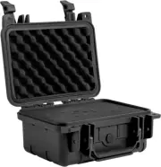 AJFW611RR Portable Plastic Tool Box with Foam, Waterproof & Shockproof Protecto