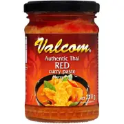 Valcom Authentic Thai Red Curry Paste 210g
