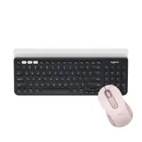 在飛比找PChome24h購物優惠-羅技 無線鍵鼠組- K780跨平台藍牙鍵盤+ M650 多工