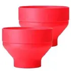 Popcorn Popper Maker Silicone Popcorn Bowl Foldable Microwave Popcorn Maker