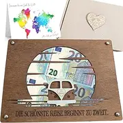 Woodland Mail Money Gift Wedding Gifts for Bride and Groom Money Gifts Packaging with Wedding Card (The Most Beautiful Journey)