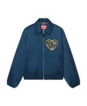 Kenzo Heart Patch Zip-Up Jacket M midnight blue