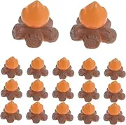Sturdy Micro Fake Fire Model 20pcs Set Camping Party Supplies for Fun Imaginative Decorations