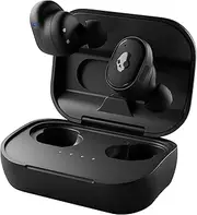 Skullcandy Grind in-Ear Wireless Earbuds, 40 Hr Battery, Skull-iQ, Alexa Enabled, Microphone, Works with iPhone Android and Bluetooth Devices - True Black