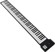 ERINGOGO Portable Keys Roll Up Piano Keyboard with Built in Speaker Silicone Hand Roll Electronic Piano for Travel Battery Powered Design for Beginners and Outdoor Use