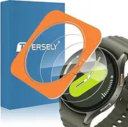 [2 Pack] T Tersely Screen Protector for Samsung Galaxy Watch 7 44mm with Installation Alignment Frame, 9H Tempered Glass Full Cover Clear Guard for Samsung Watch7 44mm (2024 Released)