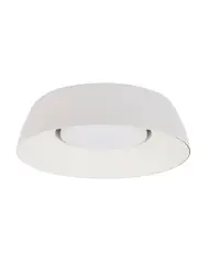 Domo 300mm 1 Light Flush Mount in White