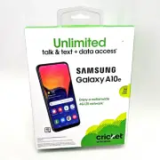 Cricket Wireless Samsung Galaxy A10E 32GB 4G Black Carrier Locked