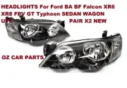Headlights PAIR fits Ford Falcon BA BF XR6 XR8 FPV GT 2002 - 2008 SEDAN UTE NEW (for: Ford)