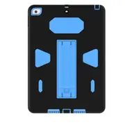 For iPad 9.7 (2017) PC+Silicone Shockproof Protective Back Cover Case With Holder
