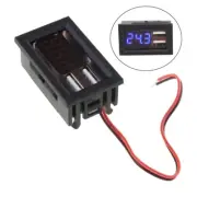 LED Digital Display Voltmeter Dual USB Output Meter Tester Panel