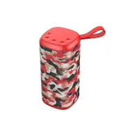 Bluetooth Speaker S35 Portable Wireless Loudspeakers For Phone Computer Stereo Waterproof Outdoor Speakers Camo Red
