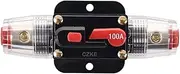 DJDLFA DC 12V/24V Cars Power Battery Charger Circuit Breaker in-Line with Manual Reset Switches Automobile 100A