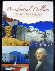Whitman Deluxe Presidential Dollar P and D Collector's Folder Vol #1