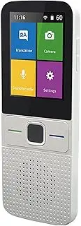 Portable Two Way Language Interpreter - Bidirection Simultaneous Translation, Languages Pocket Translator, Smart Translations in Real Time, Languages Interpreter in Real Time (Black) Efficency FANDIAO