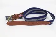 Vineyard Vines Men's Belt Heathered Wool Canvas Club Blue Blazer 1A5088 406