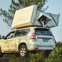 在飛比找樂天市場購物網優惠-戶外車頂帳篷SUV車載ABS硬殼戶外帳4人大空間車頂帳篷