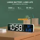 Control Cosmetic Mirror LED Digital Alarm Clock Electronic Clock Large Number