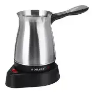 220V Coffee Make 500ml Stainless Steel Separated Italian Mocha Pot Greek Turk...