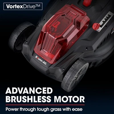 Cordless Lawn Mower 40V, 0.43m Cutting Width, 5 Heights, Mulching Option